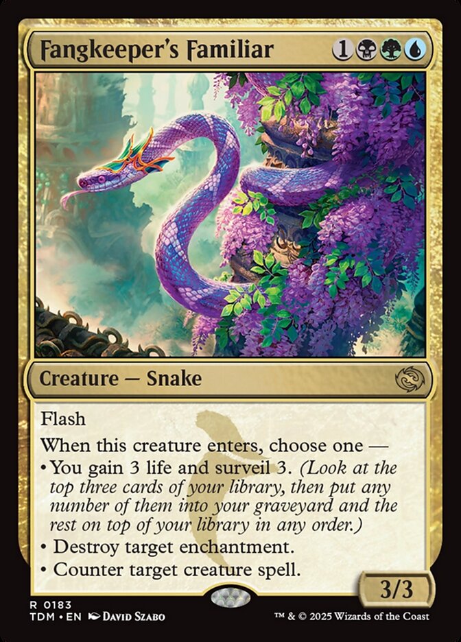 Fangkeeper's Familiar card front