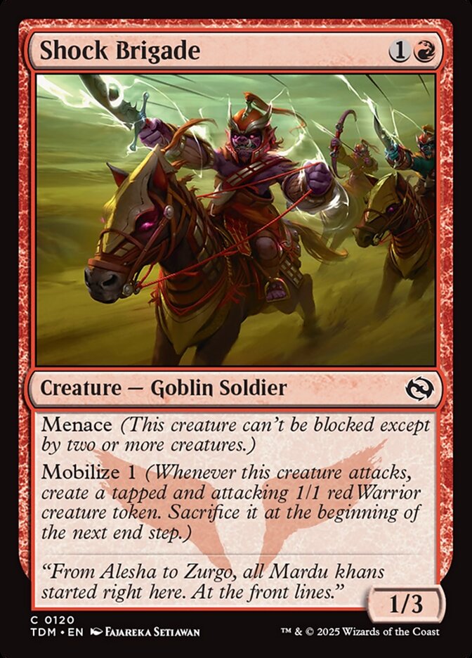 Shock Brigade card front