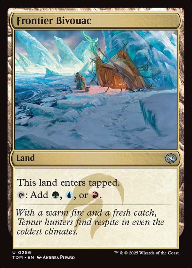 Frontier Bivouac card front