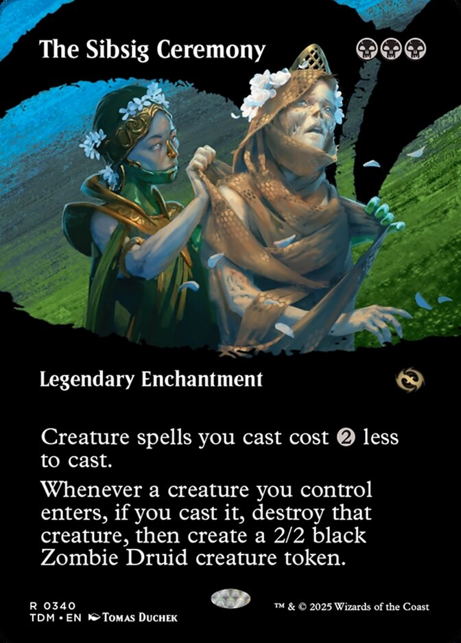 The Sibsig Ceremony card front