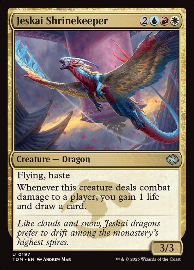Jeskai Shrinekeeper card front
