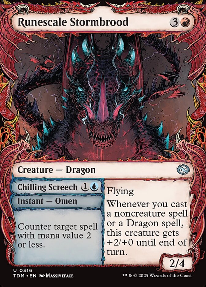 Runescale Stormbrood card front