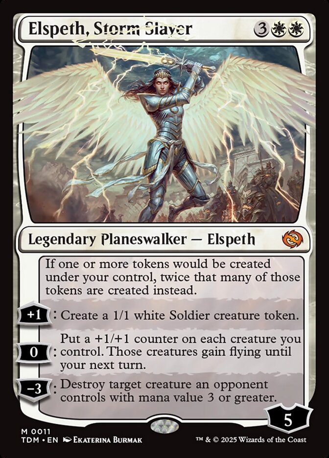 Elspeth, Storm Slayer card front