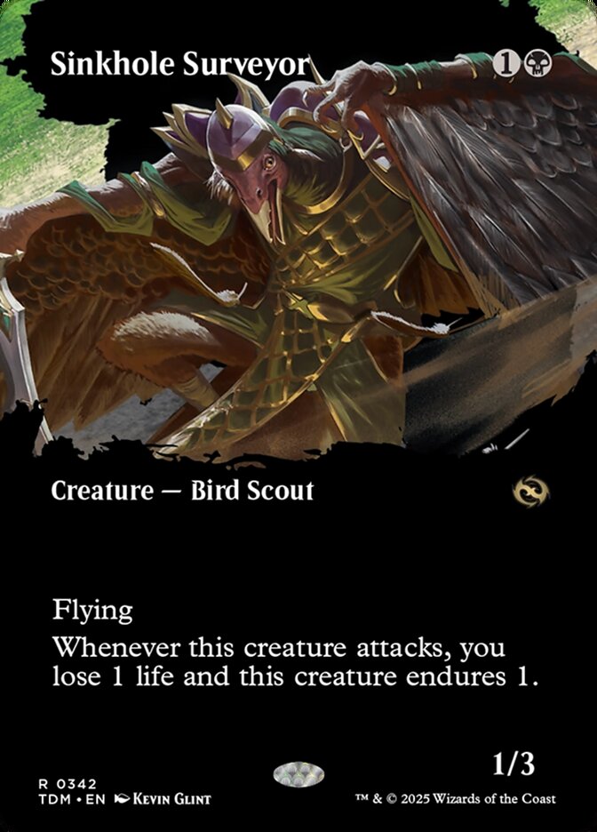 Sinkhole Surveyor card front