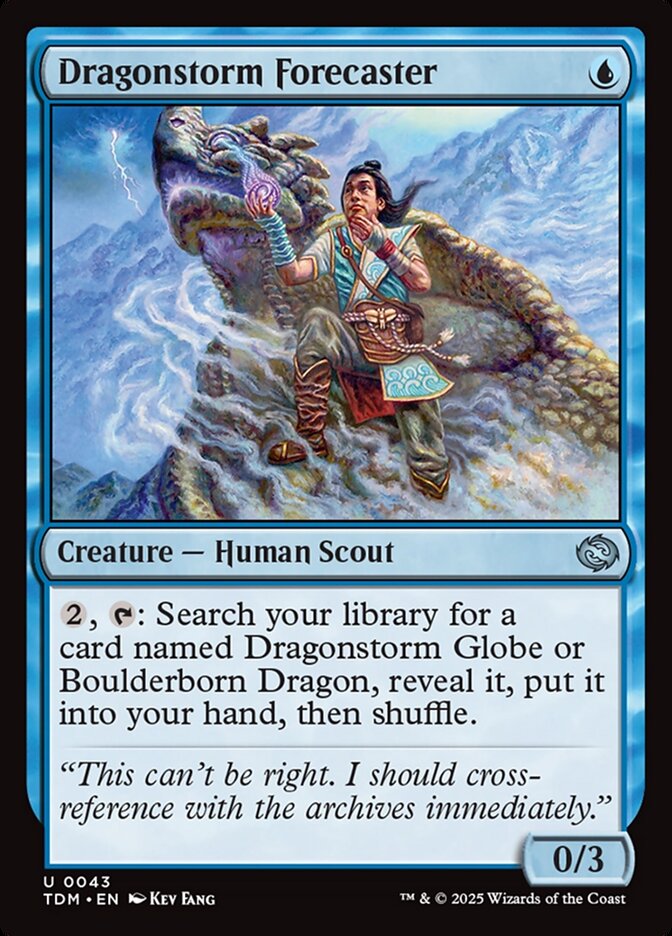 Dragonstorm Forecaster card front