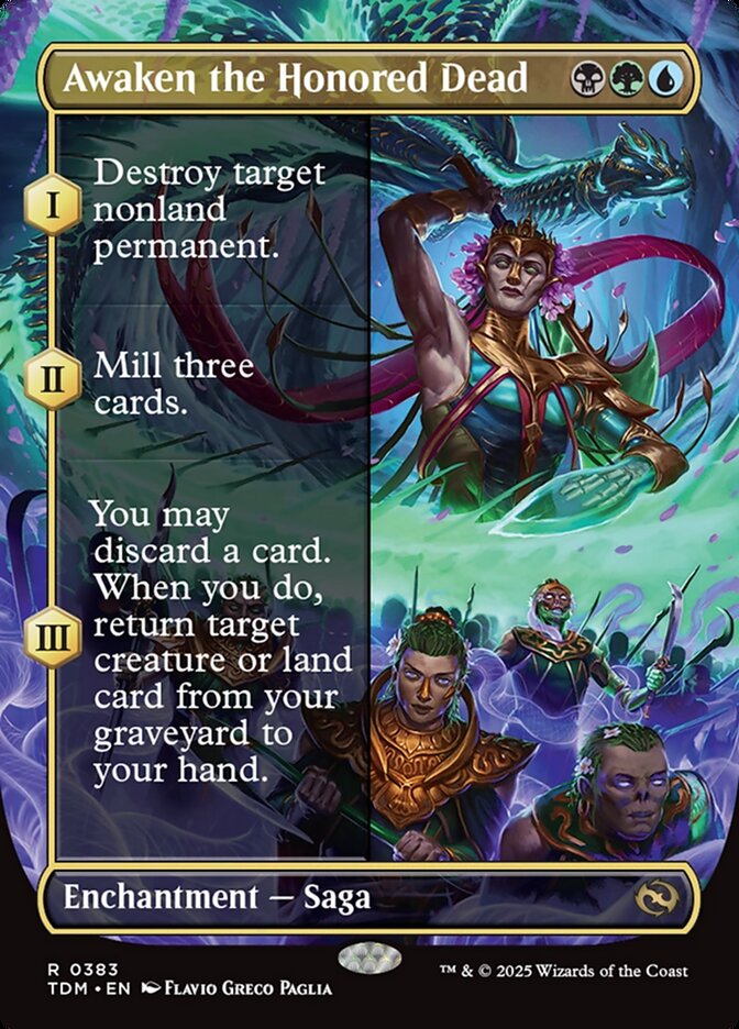 Awaken the Honored Dead card front