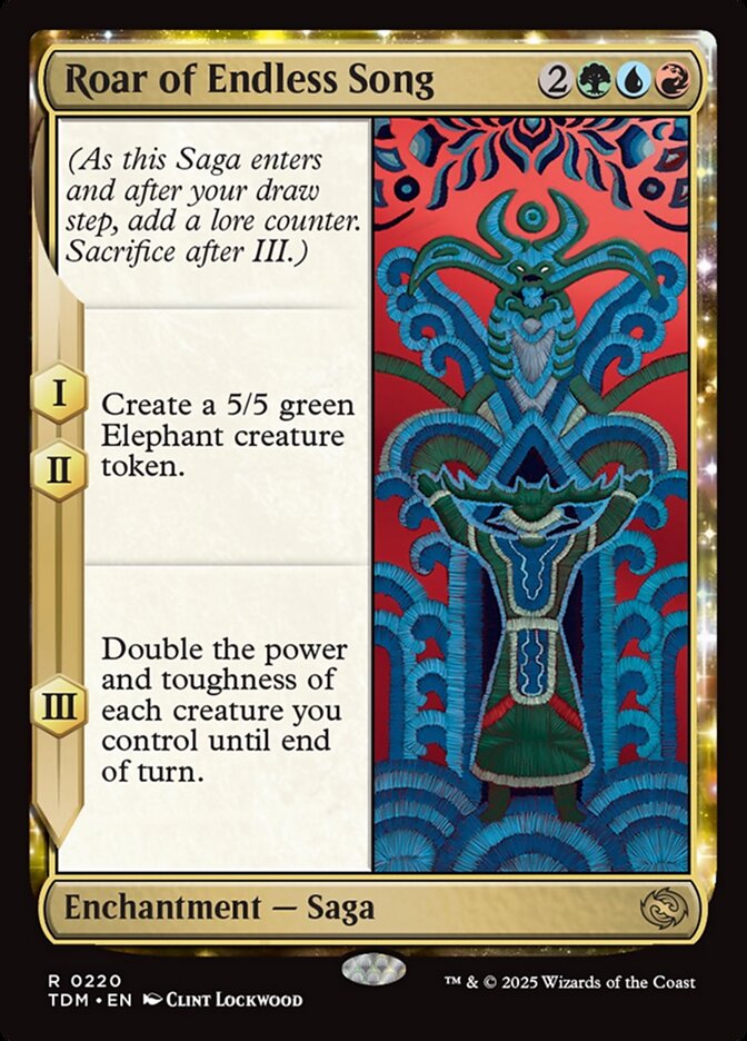 Roar of Endless Song card front