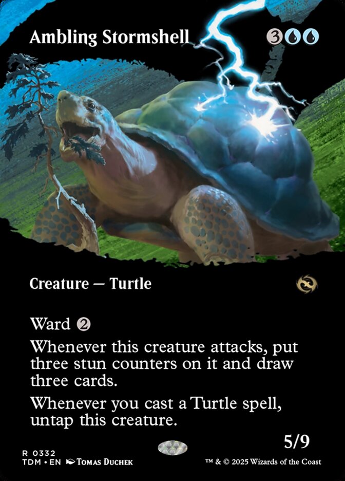 Ambling Stormshell card front