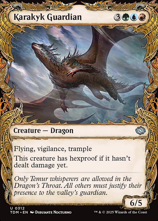 Karakyk Guardian card front