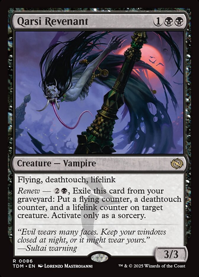 Qarsi Revenant card front
