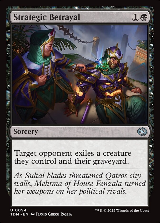 Strategic Betrayal card front