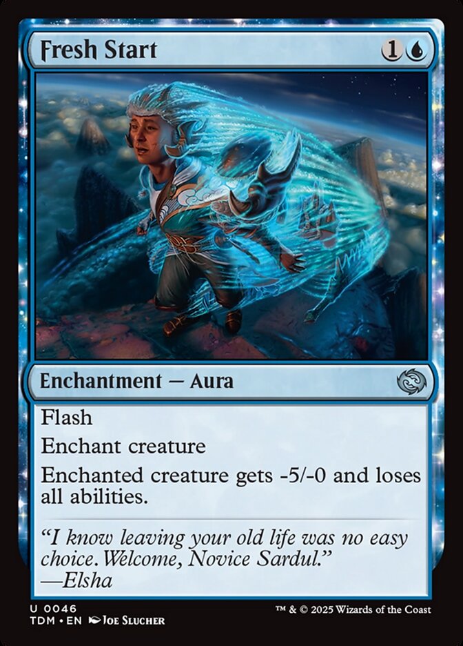 Fresh Start card front