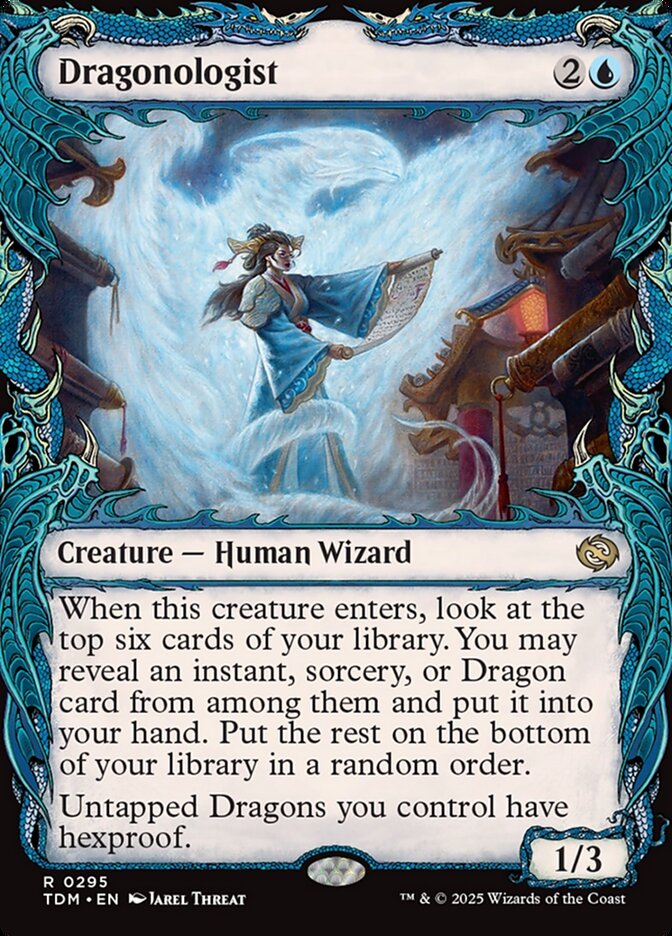 Dragonologist card front