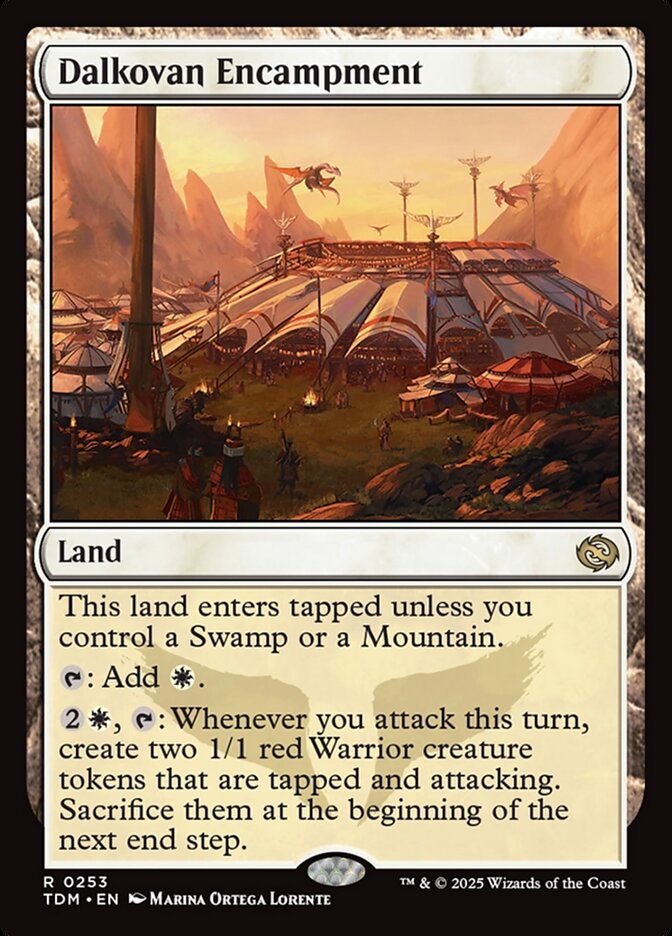 Dalkovan Encampment card front