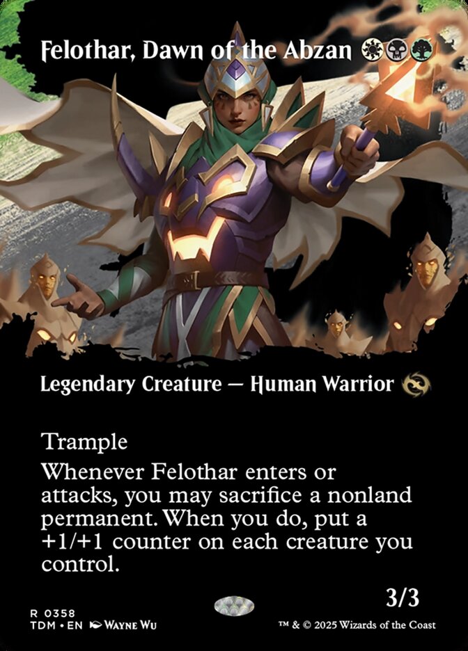 Felothar, Dawn of the Abzan card front