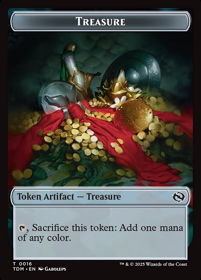 Treasure card front