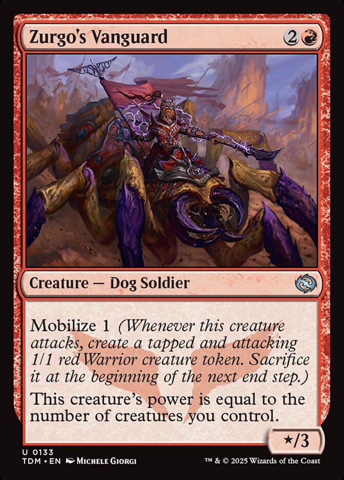 Zurgo's Vanguard card front