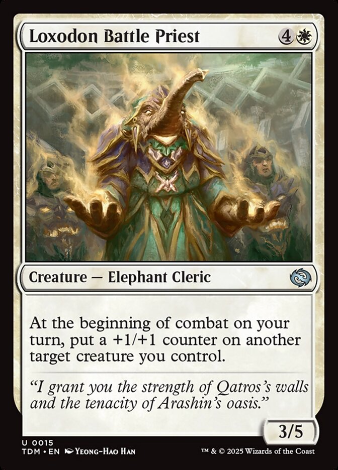 Loxodon Battle Priest card front