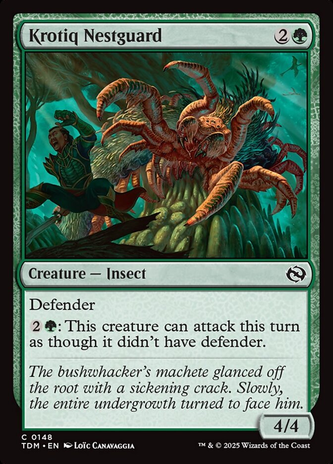Krotiq Nestguard card front