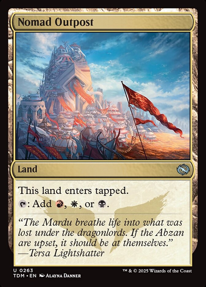 Nomad Outpost card front