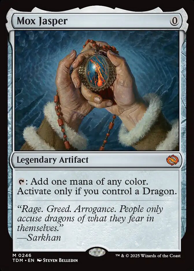 Mox Jasper card front