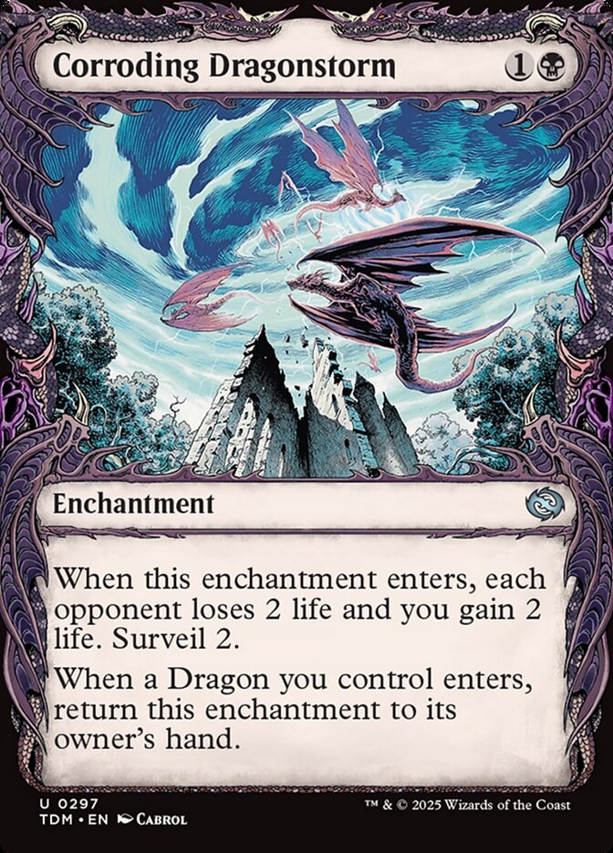 Corroding Dragonstorm card front