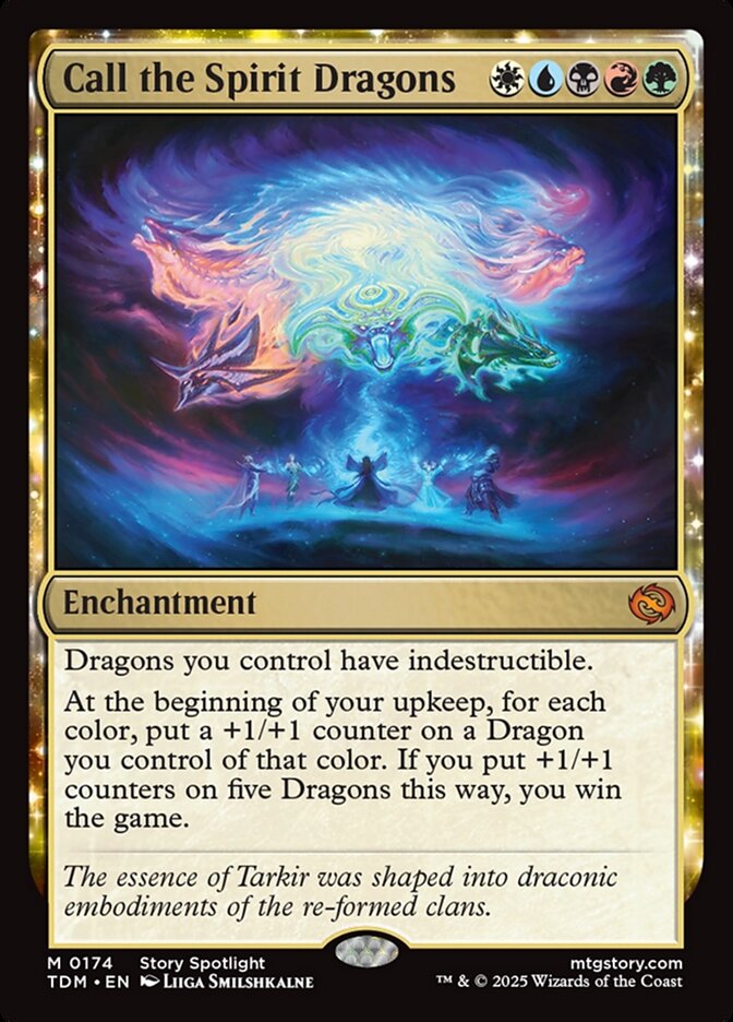 Call the Spirit Dragons card front