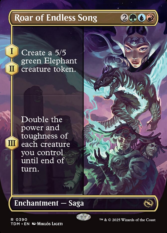 Roar of Endless Song card front
