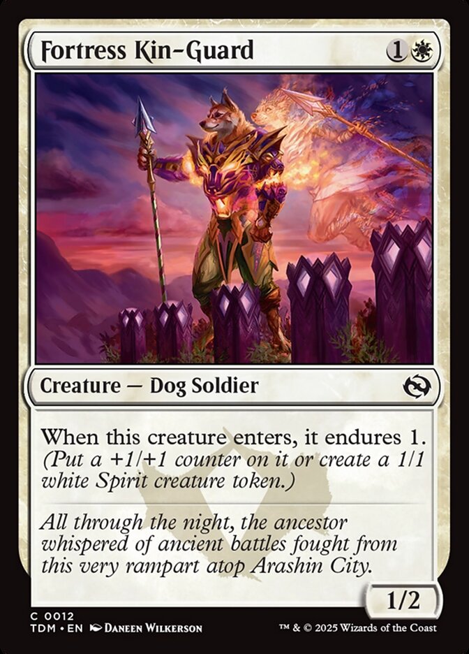 Fortress Kin-Guard card front