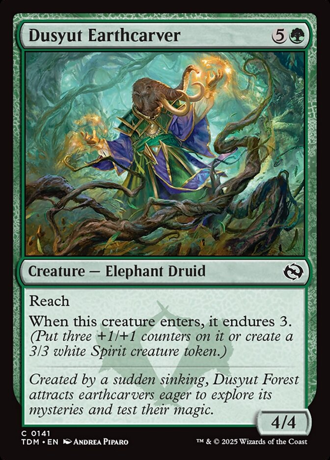 Dusyut Earthcarver card front