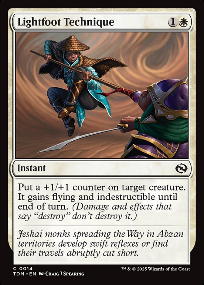 Lightfoot Technique card front