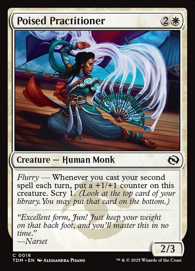 Poised Practitioner card front