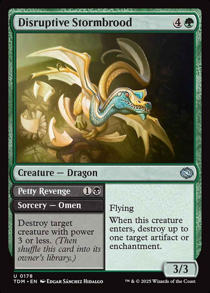 Disruptive Stormbrood card front
