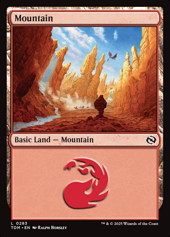 Mountain card front