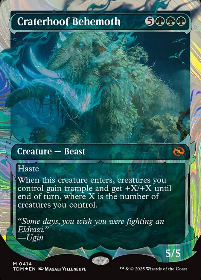 Craterhoof Behemoth card front