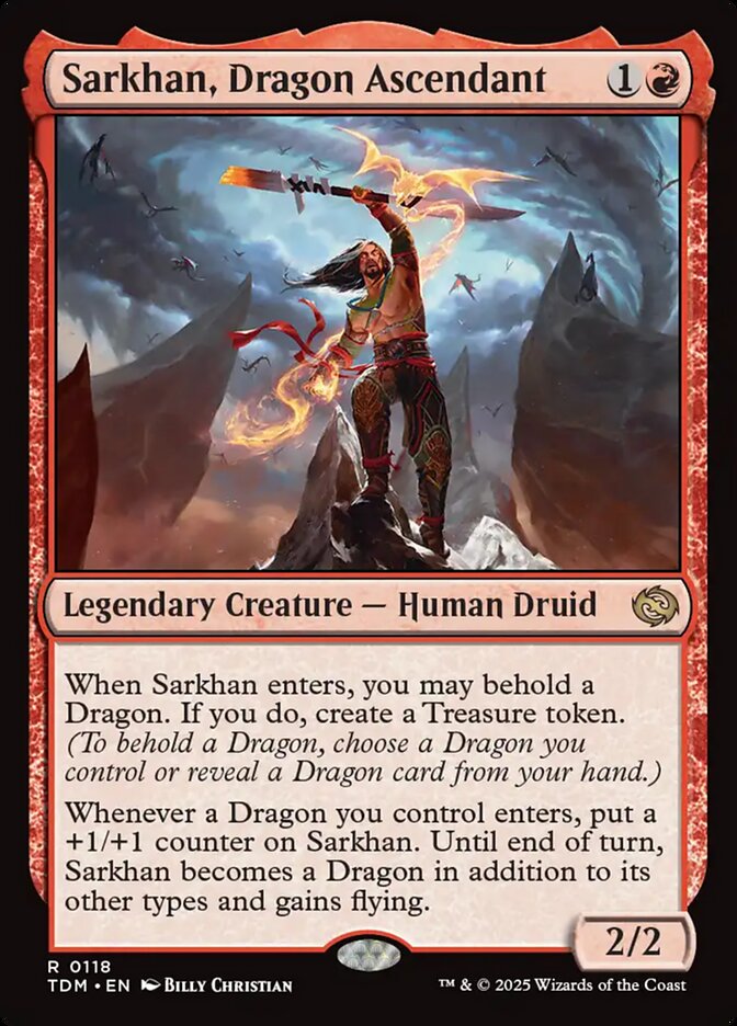 Sarkhan, Dragon Ascendant card front