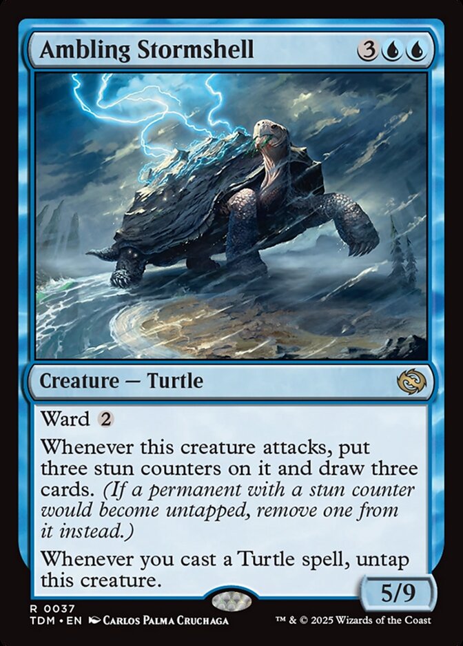 Ambling Stormshell card front
