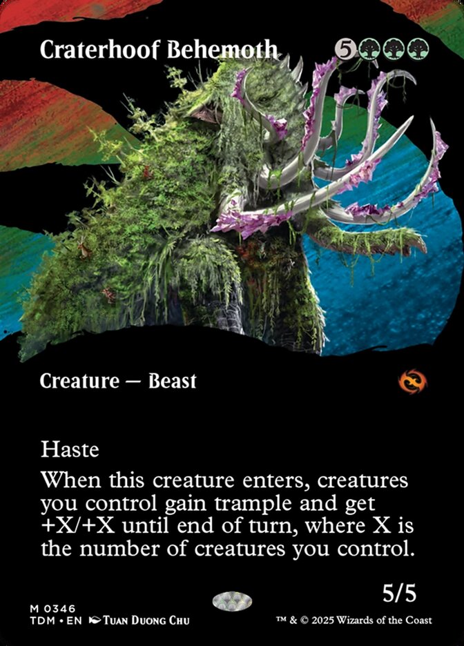 Craterhoof Behemoth card front