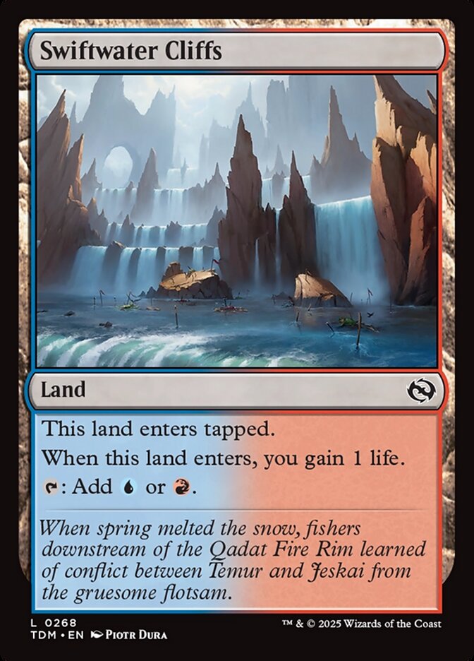 Swiftwater Cliffs card front