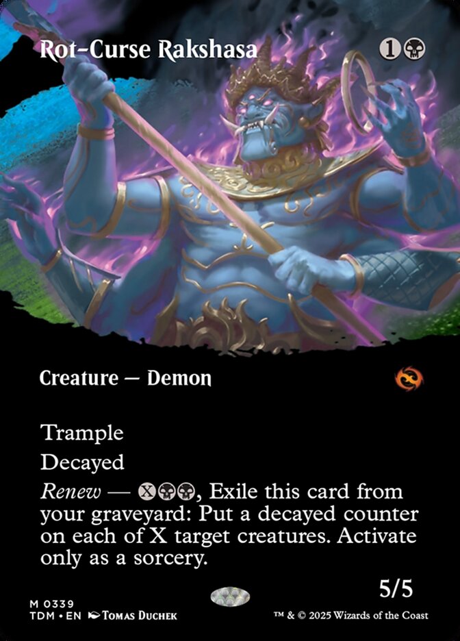 Rot-Curse Rakshasa card front