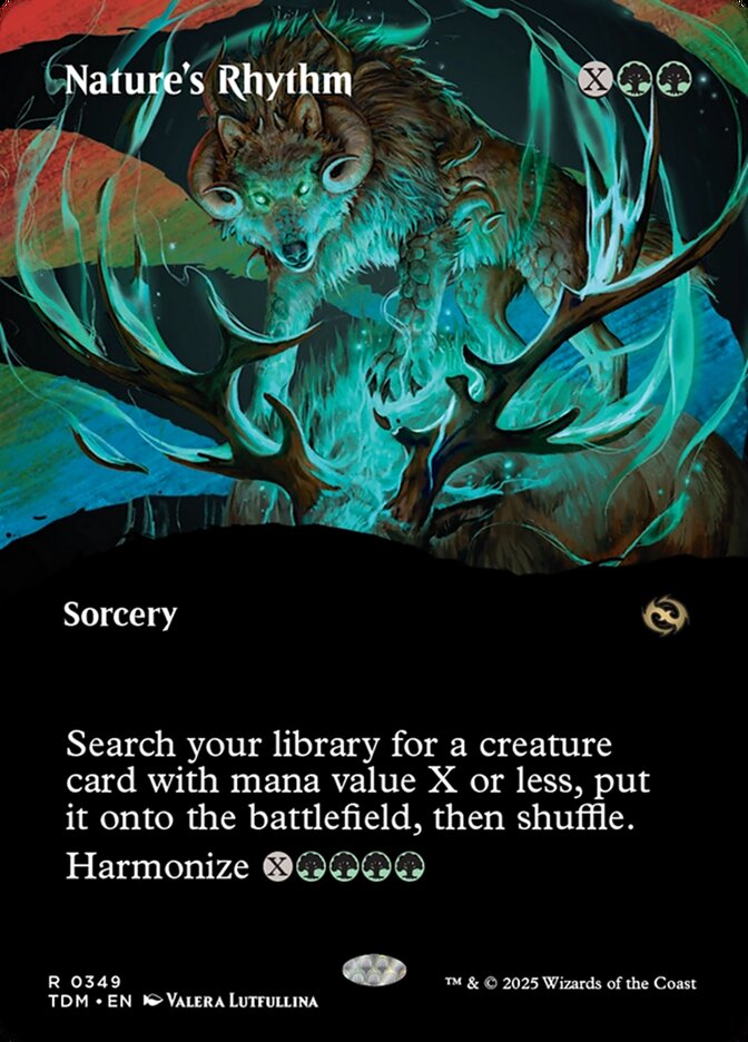 Nature's Rhythm card front