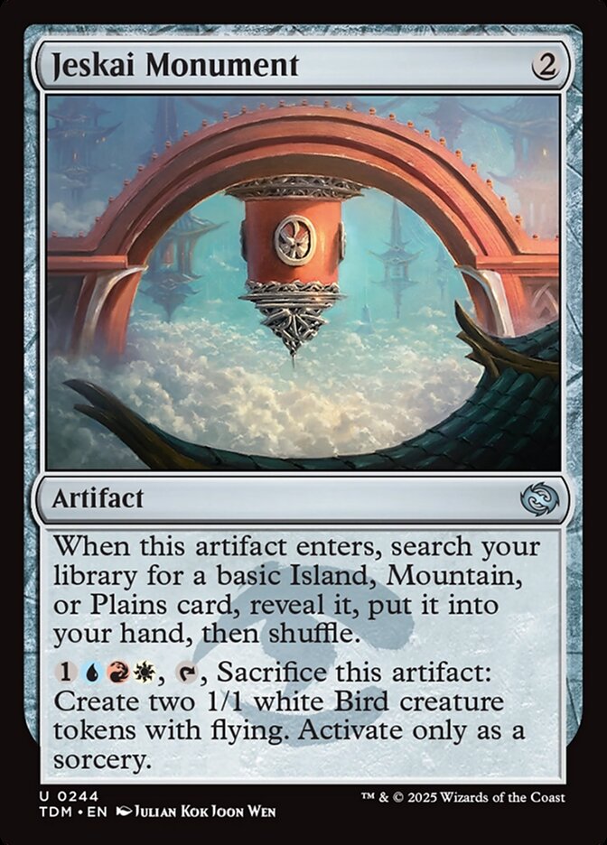 Jeskai Monument card front