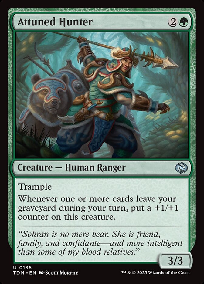 Attuned Hunter card front