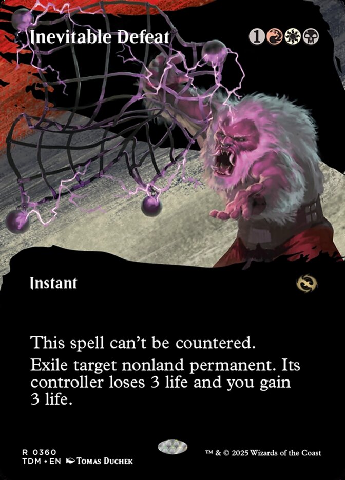 Inevitable Defeat card front