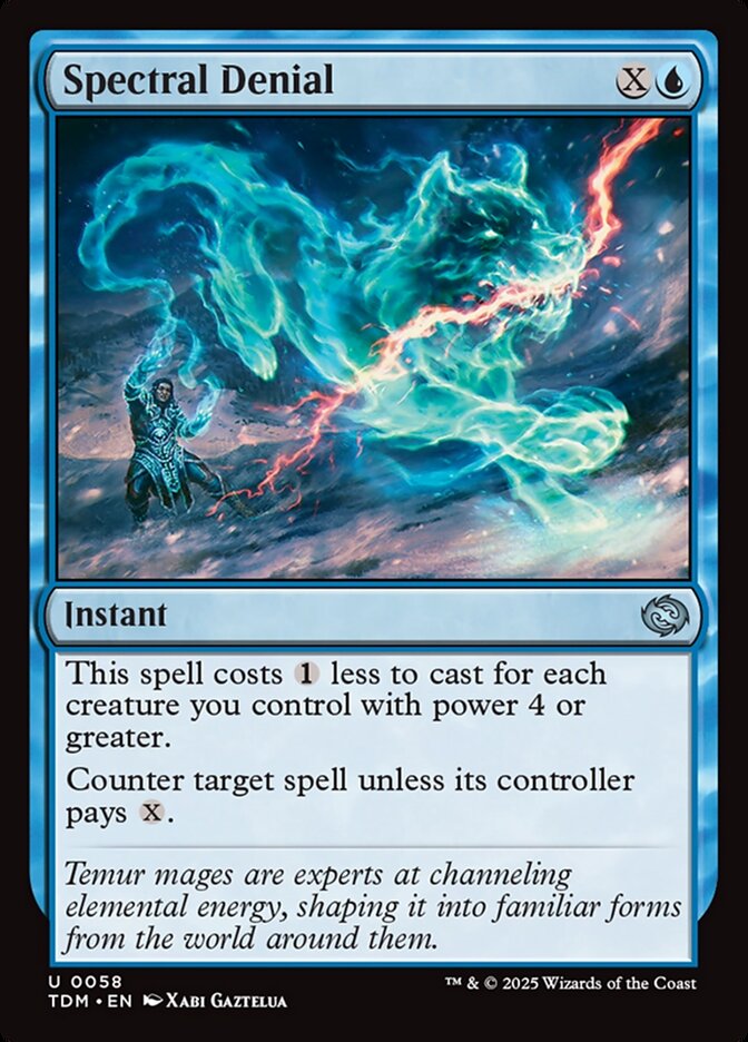 Spectral Denial card front