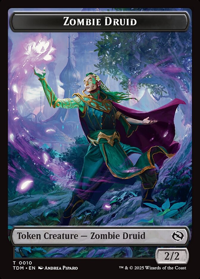 Zombie Druid card front