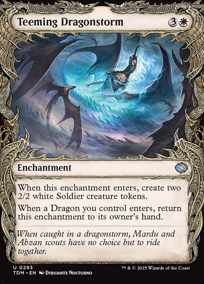 Teeming Dragonstorm card front