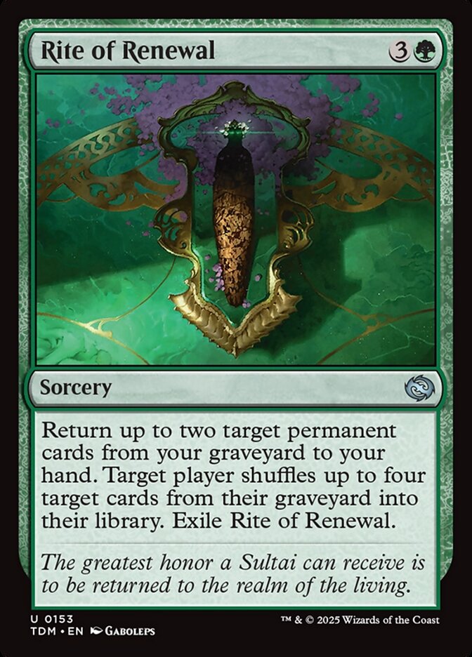 Rite of Renewal card front