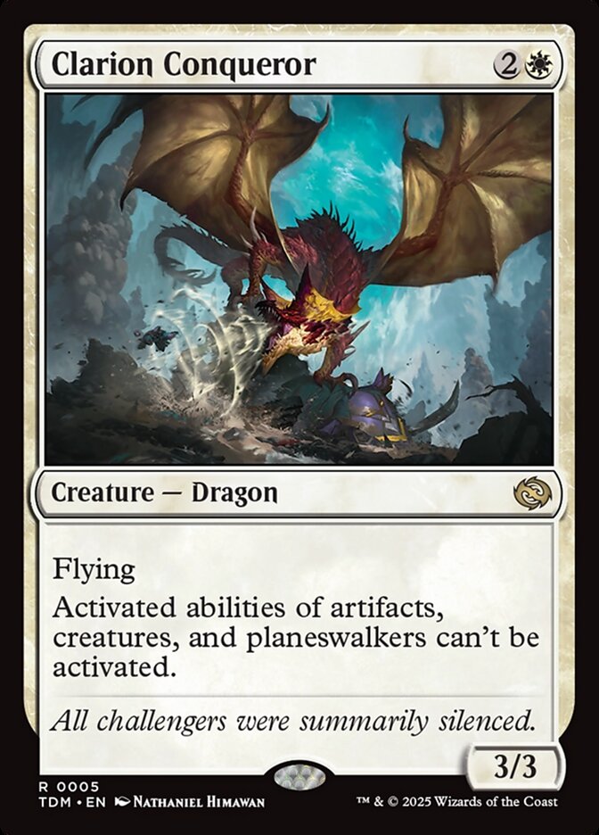 Clarion Conqueror card front