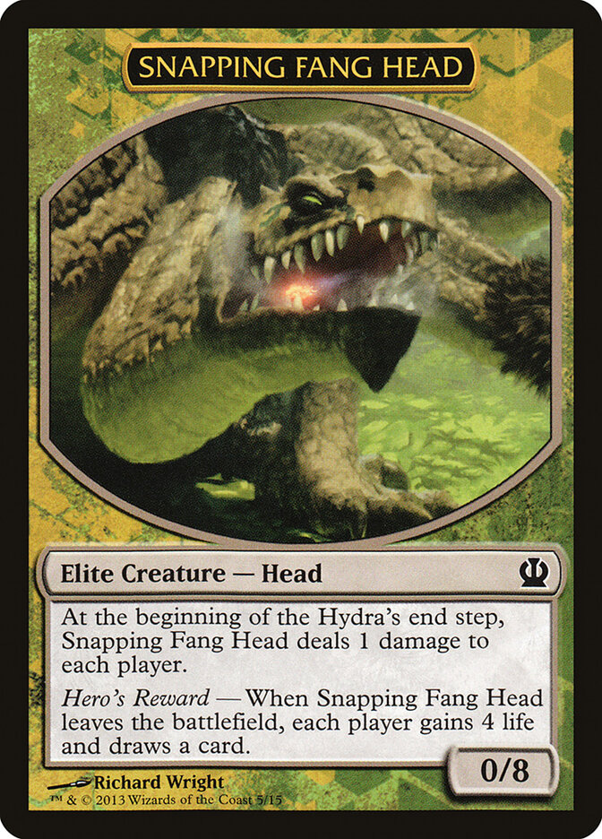 Snapping Fang Head card front
